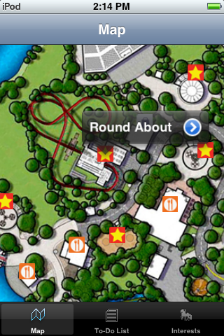 Selecting a ride from the map Selecting a ride from the map