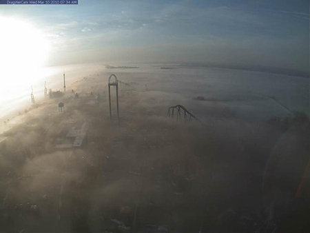 A Foggy Day at Cedar Point