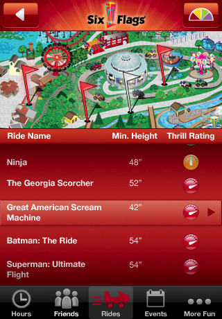 Introducing the new Six Flags Fun Finder app for the iPhone