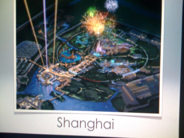Shanghai Disneyland artwork as seen in presentation at the Walt Disney Family Museum.