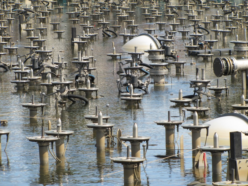 Hundreds upon hundreds of fountains were installed over the past 2 years to support the show.