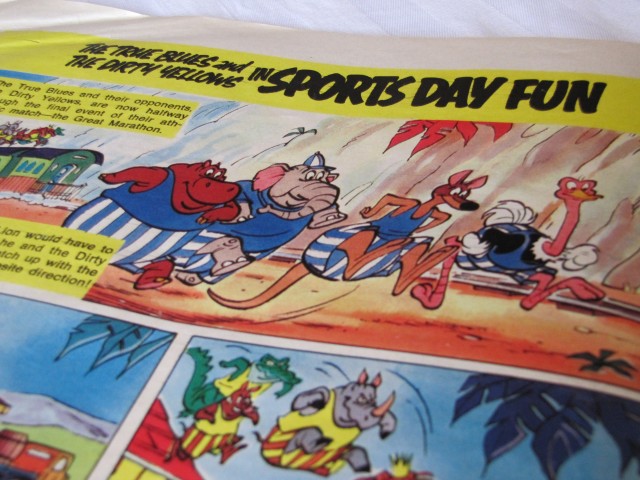 The True Blues and the Dirty Yellows in Sports Day Fun