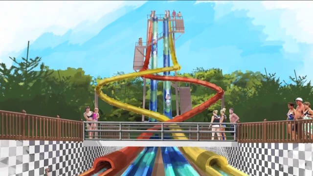 Opening in 2011 at Water Country USA is Vanishing Point.