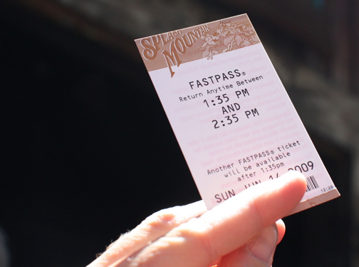Disney's FASTPASS