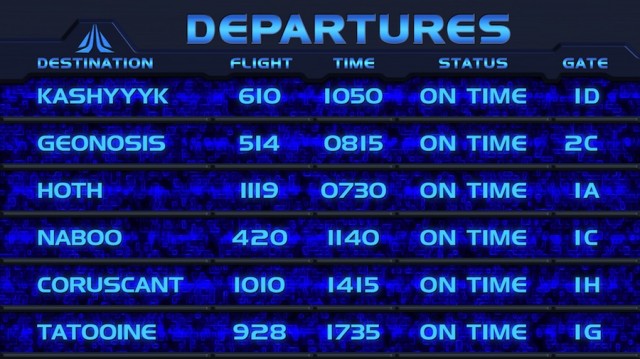 Star Tours II Destinations