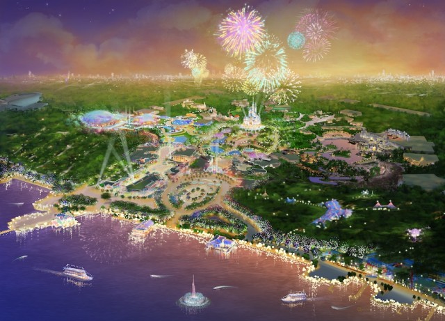 Artists rendering of Shanghai Disney Resort