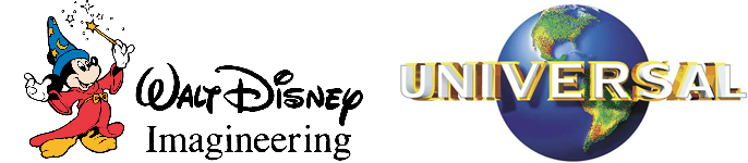 Walt Disney Imagineering and Universal Creative