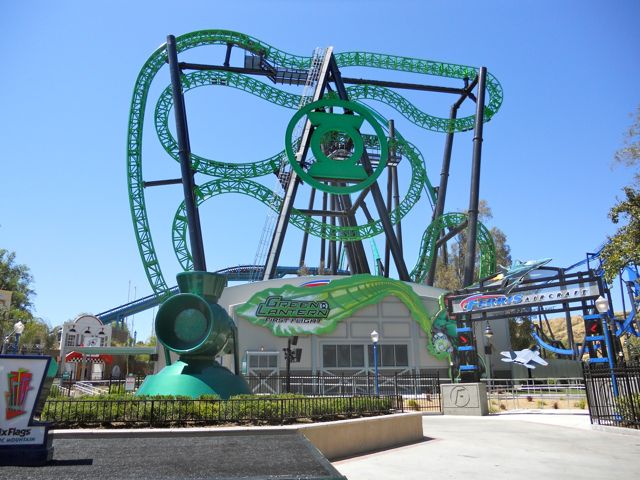 Green Lantern: First Flight at Six Flags Magic Mountain