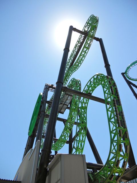 Green Lantern: First Flight now opened at Six Flags Magic Mountain