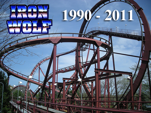 Iron Wolf to close at Six Flags Great America