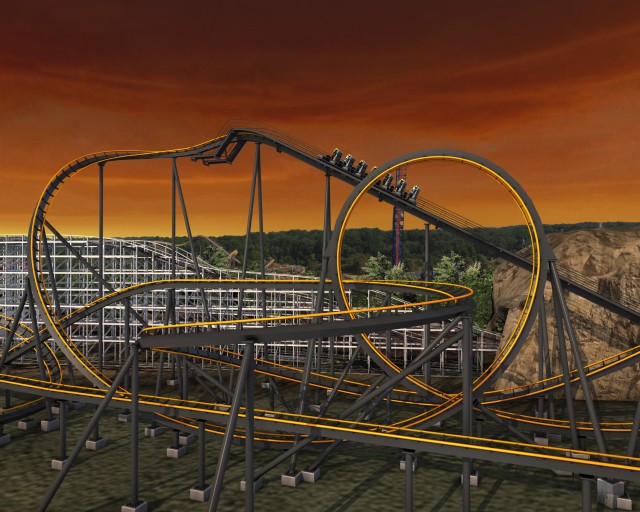 Apocalypse to Six Flags America in 2012