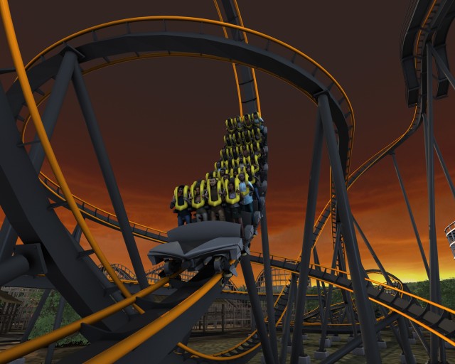 Apocalypse to Six Flags America in 2012.